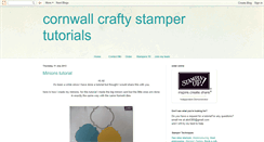 Desktop Screenshot of cornwallcraftystampertutorials.blogspot.com