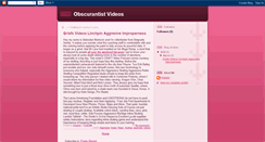 Desktop Screenshot of obscurantistvideos.blogspot.com