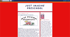 Desktop Screenshot of justimaginepreschool.blogspot.com