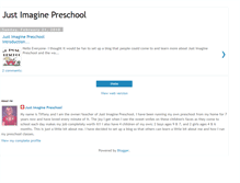 Tablet Screenshot of justimaginepreschool.blogspot.com