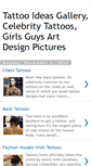 Mobile Screenshot of cellebritytattoosite.blogspot.com
