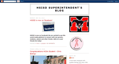 Desktop Screenshot of hsisd.blogspot.com