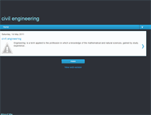 Tablet Screenshot of civilengineering2011.blogspot.com