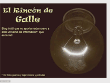 Tablet Screenshot of elrincondegalle.blogspot.com