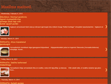 Tablet Screenshot of maailmamaitsed.blogspot.com