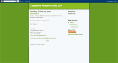 Desktop Screenshot of capstone-prop.blogspot.com