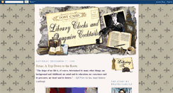 Desktop Screenshot of libraryclocksandquagmirecocktails.blogspot.com