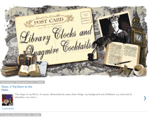 Tablet Screenshot of libraryclocksandquagmirecocktails.blogspot.com