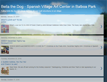 Tablet Screenshot of bellathedoginspanishvillageartcenter.blogspot.com