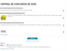 Tablet Screenshot of centraldeconcursosdeassis.blogspot.com