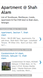 Mobile Screenshot of apartment-shahalam.blogspot.com