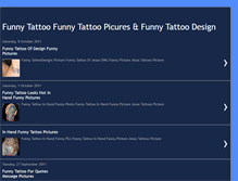 Tablet Screenshot of funny-tattoo.blogspot.com
