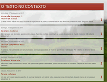 Tablet Screenshot of otextonocontexto.blogspot.com