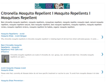 Tablet Screenshot of mosquitorepellent101.blogspot.com