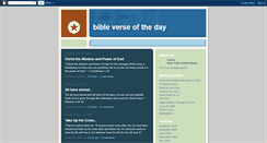 Desktop Screenshot of bibleverseoftheday.blogspot.com