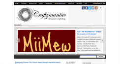 Desktop Screenshot of craftzmaniac.blogspot.com