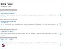 Tablet Screenshot of beingparent.blogspot.com