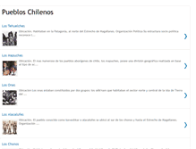 Tablet Screenshot of chilenospueblos.blogspot.com