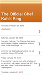 Mobile Screenshot of chefkahlils.blogspot.com