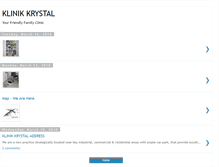 Tablet Screenshot of klinikkrystal.blogspot.com