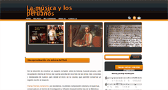 Desktop Screenshot of musicaymusicosperu.blogspot.com