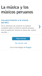 Mobile Screenshot of musicaymusicosperu.blogspot.com