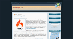 Desktop Screenshot of phpsimplexml.blogspot.com