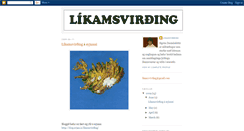 Desktop Screenshot of likamsvirding.blogspot.com