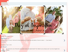 Tablet Screenshot of dayofinspiration.blogspot.com