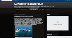 Desktop Screenshot of catastrofeshistoricas.blogspot.com