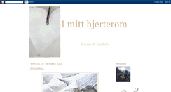Desktop Screenshot of imitthjerterom.blogspot.com
