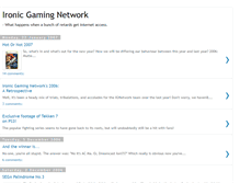 Tablet Screenshot of ironicgamingnetwork.blogspot.com