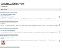 Tablet Screenshot of constelaciondevida.blogspot.com