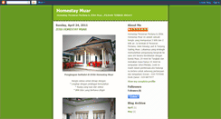 Desktop Screenshot of homestaypersisiranperdanamuar.blogspot.com