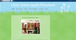 Desktop Screenshot of littlegreenappleschool.blogspot.com