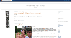 Desktop Screenshot of fromthearchives.blogspot.com