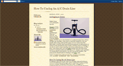 Desktop Screenshot of howtouncloganacdrainline.blogspot.com