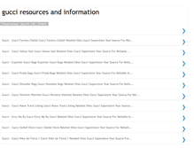 Tablet Screenshot of gucci-depot.blogspot.com