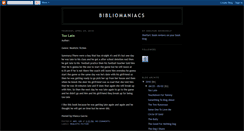 Desktop Screenshot of bibliomaniacslee.blogspot.com
