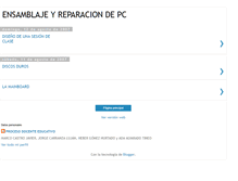 Tablet Screenshot of ensamblaje-pc.blogspot.com