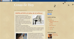 Desktop Screenshot of cosasdehoy-xximenexx.blogspot.com