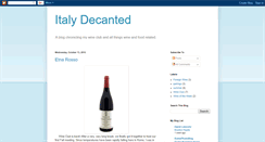 Desktop Screenshot of italydecanted.blogspot.com