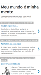 Mobile Screenshot of meumundoeminhamente.blogspot.com