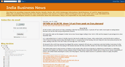 Desktop Screenshot of indiabiznews.blogspot.com