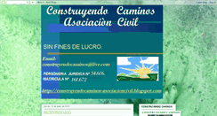 Desktop Screenshot of construyendocaminos-asociacioncivil.blogspot.com
