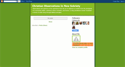 Desktop Screenshot of christianobservationsinnewsobriety.blogspot.com