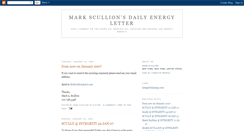 Desktop Screenshot of daily-energy-letter.blogspot.com