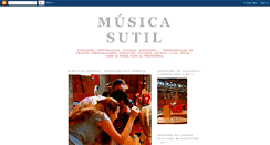 Desktop Screenshot of musicasutil.blogspot.com