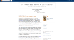 Desktop Screenshot of dispatchesfromalostmind.blogspot.com
