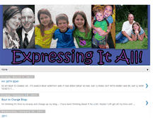 Tablet Screenshot of expressionsthroughmywords.blogspot.com